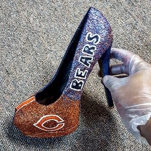 Custom sports team heels